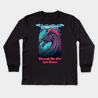 Neonwave DragonForce Kids Long Sleeve T-Shirt